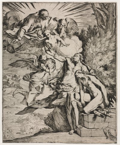 The Sacrifice of Abraham de Pietro Testa