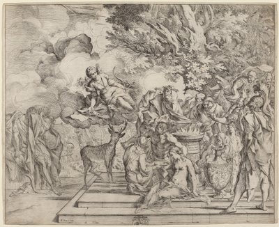 El Sacrificio de Ifigenia de Pietro Testa