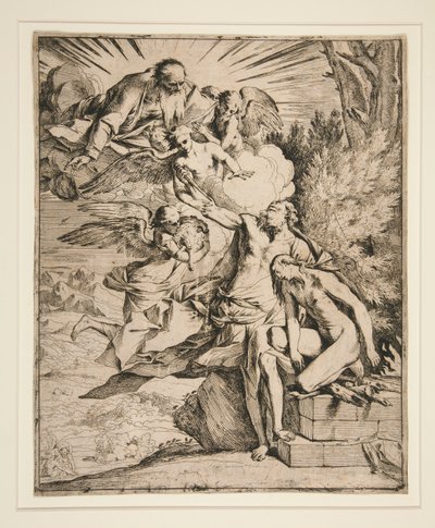 el sacrificio de isaac de Pietro Testa