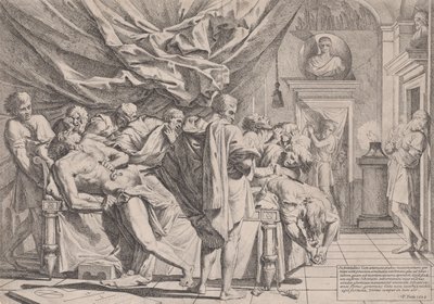 El suicidio del filósofo Cato de Pietro Testa