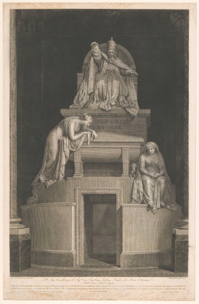 Tumba del Papa Clemente XIV de Pietro Vitali