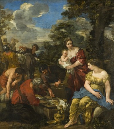 Labán buscando sus ídolos de Pietro da Cortona