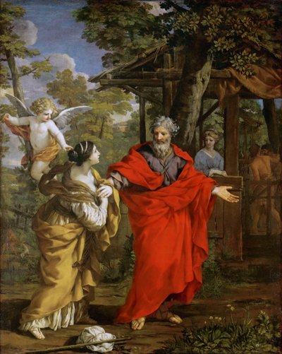 El regreso de Agar por Pietro da Cortona, ca. 1637 de Pietro da Cortona