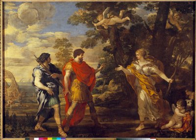 Venus como cazadora aparece en Eneas de Pietro da Cortona