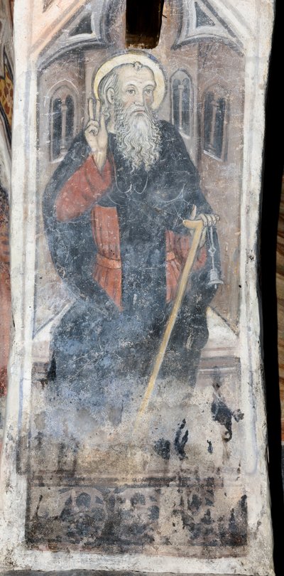 San Antonio Abad, Doctor de la Iglesia de Pietro da (15th century) Saluzzo