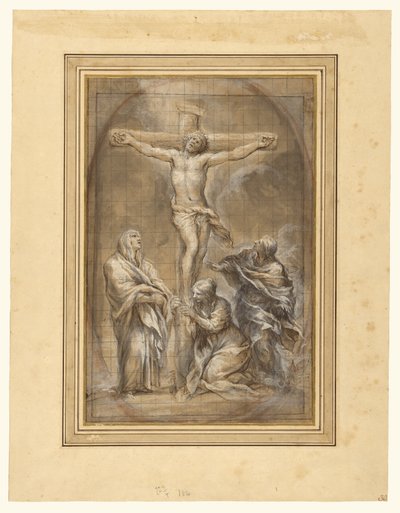 Cristo en la Cruz con la Virgen María, María Magdalena y San Juan de Pietro da Cortona
