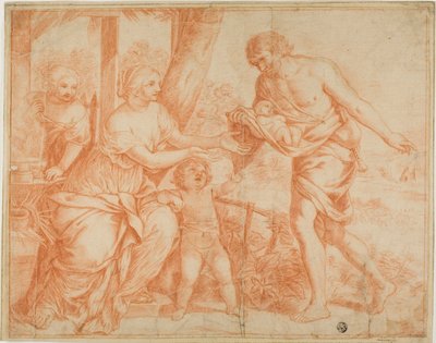 El Infante Edipo Traído a Casa por el Pastor de Pietro da Cortona