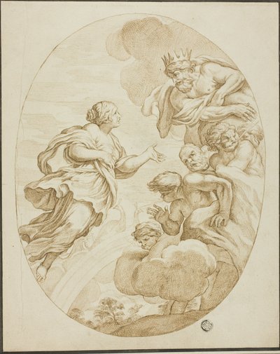 Juno, Zeus y Eolo de Pietro da Cortona
