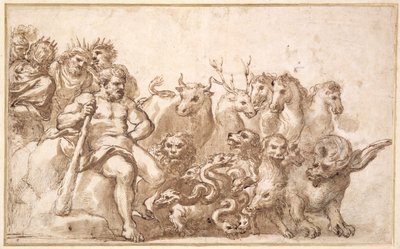 Alegoría de los trabajos de Hércules de Pietro da Cortona