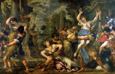 El Rapto de las Sabinas de Pietro da Cortona