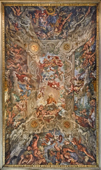 El Triunfo de la Divina Providencia y el Cumplimiento de sus Propósitos bajo el Papa Urbano VIII, 1632-1639 de Pietro da Cortona