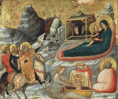 La Natividad y otros episodios de la infancia de Cristo de Pietro da Rimini