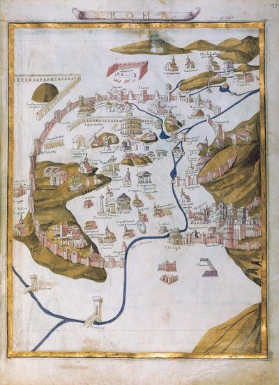 Vista de Roma de Pietro del Massaio