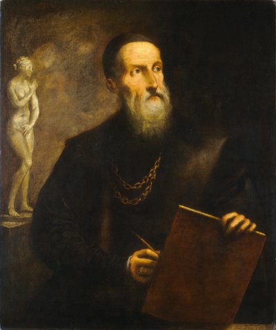 Autorretrato imaginario de Tiziano de Pietro della Vecchia