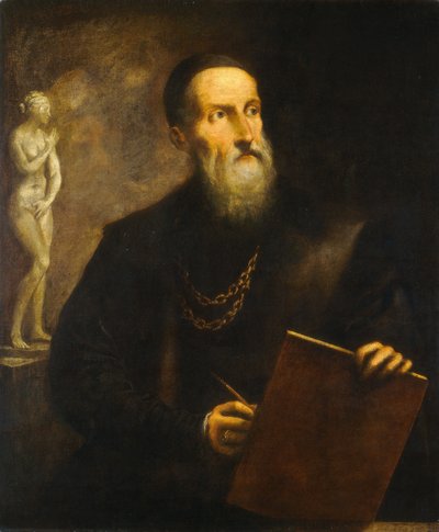 Autorretrato imaginario de Tiziano de Pietro della Vecchia