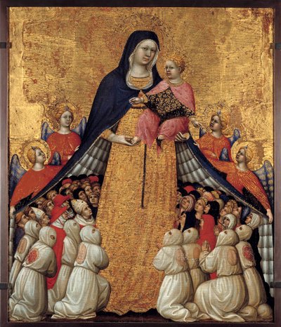 La Virgen de la Misericordia: Retablo de Pietro da Recanati, conocido como Pietro di Domenico da Montepulciano de Pietro di Domenico da Montepulciano