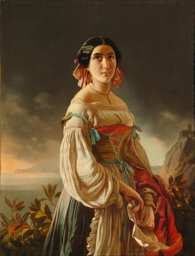 Retrato de la Princesa Lina Gagarina de Pimen Nikitich Orlov