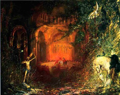 Parzifal y los Caballeros del Santo Grial, c.1902 de Pinckney Marcius Simons
