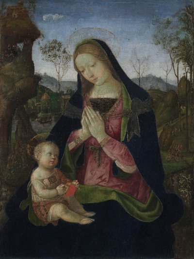 Virgen y Niño de Pintoricchio