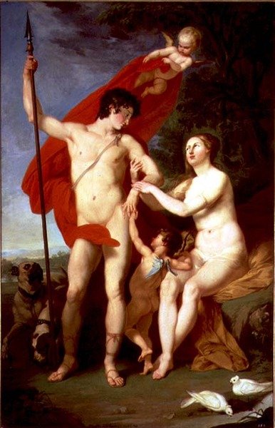 Venus y Adonis de Piotr Ivanovich Sokolov