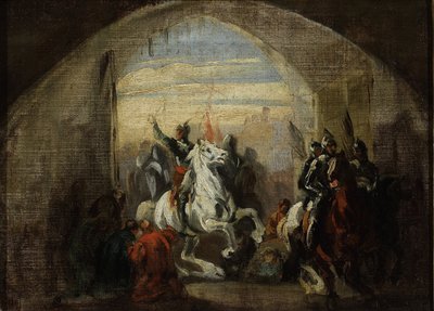 Entrada de Boleslas I de Polonia, conocido como el Valiente (967-1025) en Kiev de Piotr Michalowski