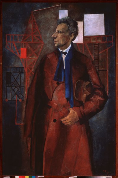 Retrato del productor teatral Vsevolod Meyerhold de Piotr Vladimirovich Williams