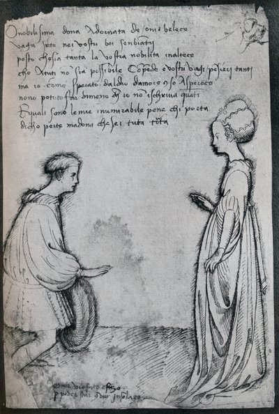 Un Dueto de Amor, siglo XV, 1925 de Antonio Pisanello
