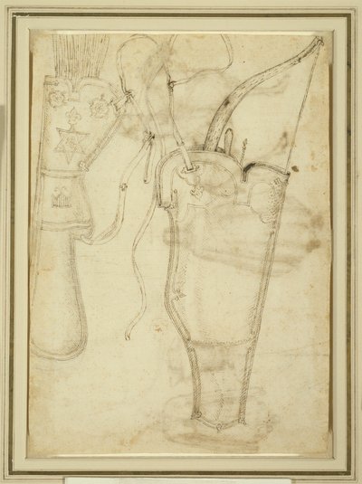 Funda de arco y carcaj de flechas de Pisanello
