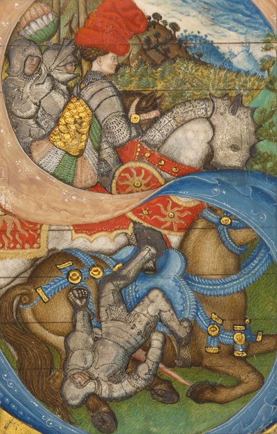 S. Inicial La conversión de San Pablo de Pisanello