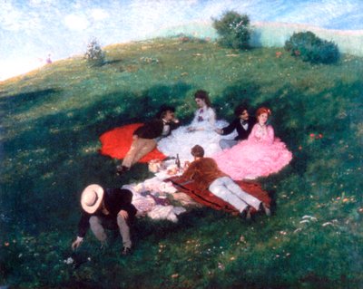 Picnic en mayo, 1873 de Pál Szinyei Merse
