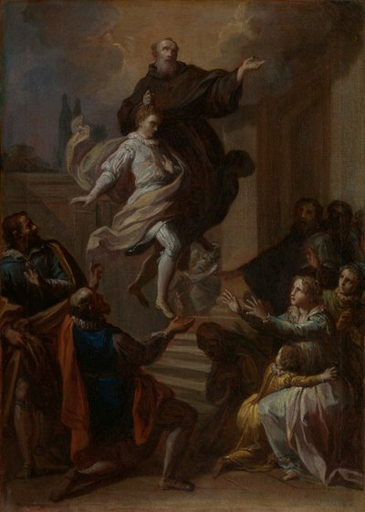 Un milagro de San José de Cupertino 1603-1663, 1750 de Placido Costanzi