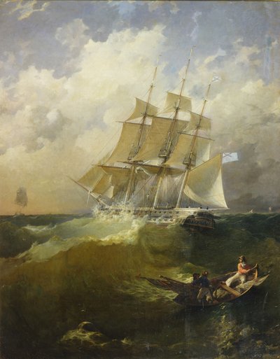 Fragata de 44 cañones Aurora, 1844 de Platon Timofeyevich Borispolets