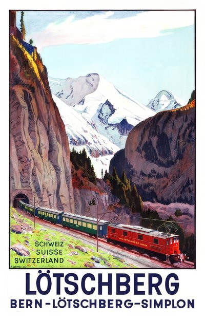 Ferrocarril Bern-Lötschberg-Simplon de Plinio Colombi