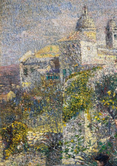 Mañana de abril en Liguria o Olivos en Albaro de Plinio Nomellini