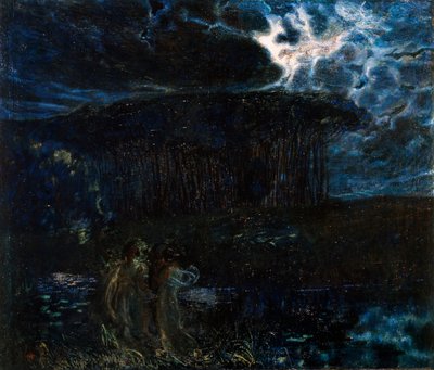 Sinfonía de la Luna de Plinio Nomellini