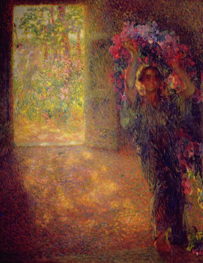 La casa floreciente de Plinio Nomellini