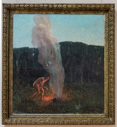 La columna de humo de Plinio Nomellini