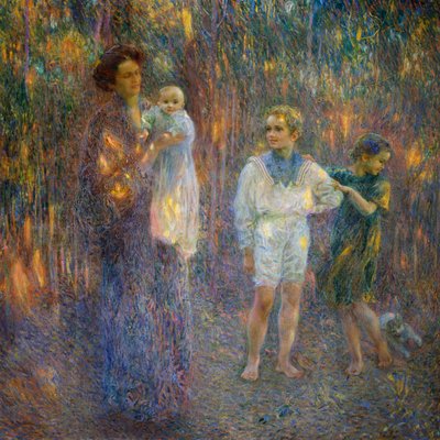 Hermana menor de Plinio Nomellini