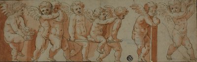 Friso con ocho putti de Polidoro da Caravaggio