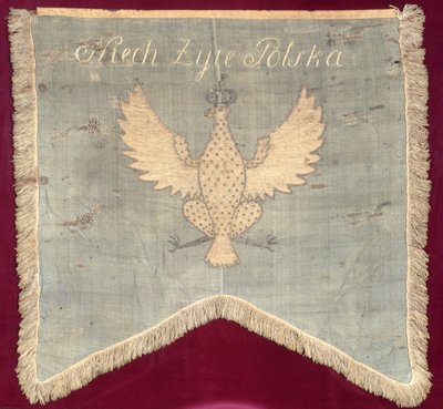 Estandarte de la época del Levantamiento de Tadeusz Kosciuszko (1746-1817) en 1794 de Polish School