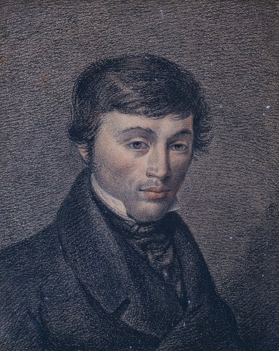 Retrato de Adam Bernard Mickiewicz (1798-1855) de Polish School