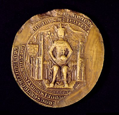Sello de Luis I (1326-82) el Grande, Rey de Polonia de Polish School