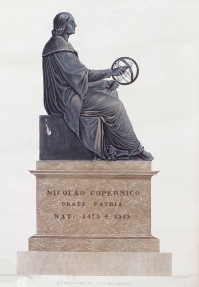 Estatua de Nicolás Copérnico, 1854 de Polish School