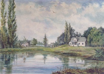 Lugar de nacimiento de Adam Bernard Mickiewicz (1798-1855) en Zaosie de Polish School