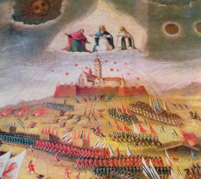 El Asedio Sueco del Monasterio de Jasna Gora en 1655 de Polish School