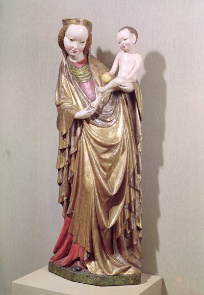 Virgen y Niño, c.1400 de Polish School