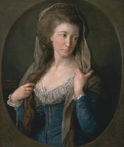 Retrato de mujer, tradicionalmente identificado como Margaret Stuart, Lady Hippisley de Pompeo Batoni
