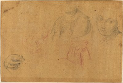 Bocetos de Cabezas y Manos de Pompeo Batoni
