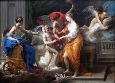 El matrimonio de Cupido y Psique de Pompeo Batoni