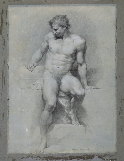 Desnudo académico de Pompeo Girolamo Batoni